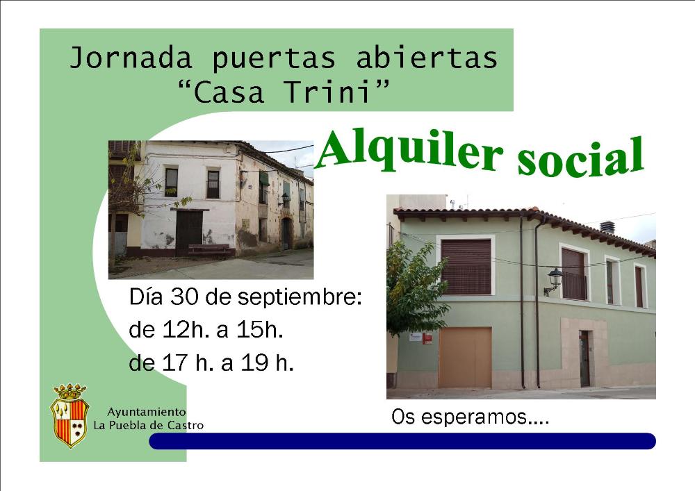 Imagen Viviendas alquiler social - Jornada de puertas abiertas. 