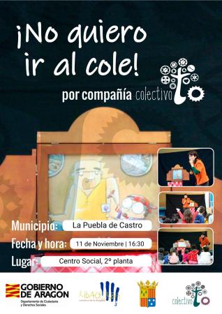 Imagen CANCELADO ---- Cuenta cuentos "No quiero ir al cole"