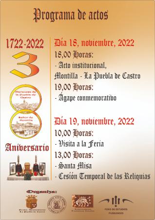 Imagen 300 aniversario 1722-2022