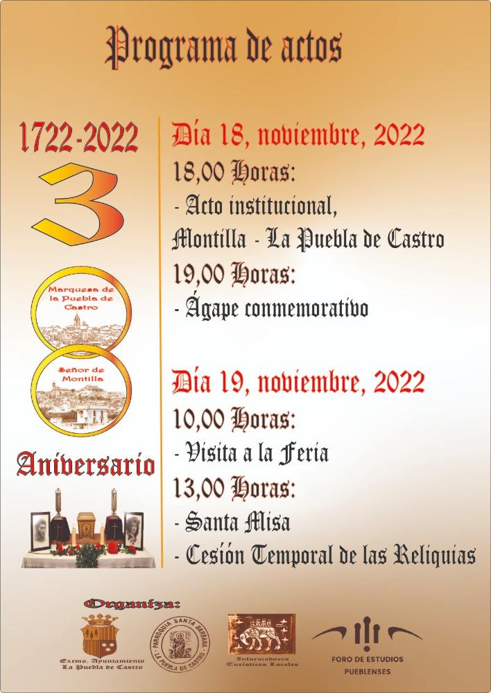 Imagen 300 aniversario 1722-2022