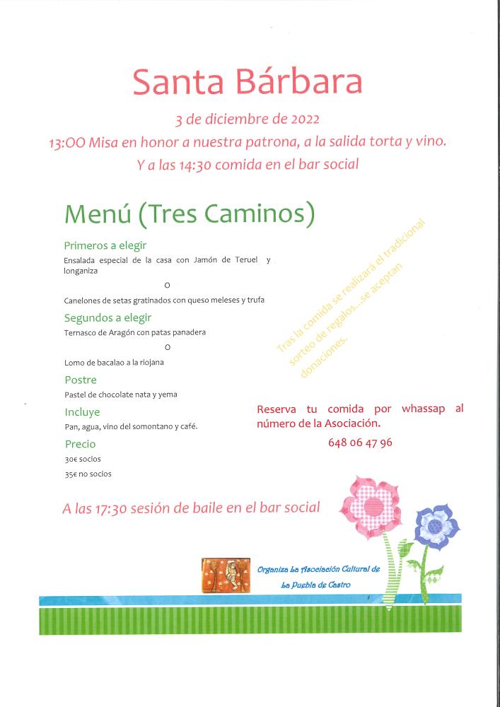 Imagen Asociación Cultural: Volvemos a celebrar Santa Bárbara.