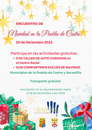 Imagen 20/12/2022 Encuentro de Navidad en La Puebla de Castro - Municipios de...