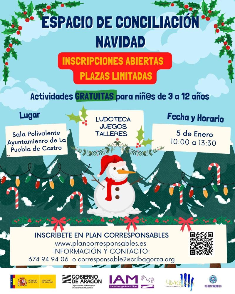 Imagen Espacio conciliación Navidad. Ludoteca, juegos y talleres