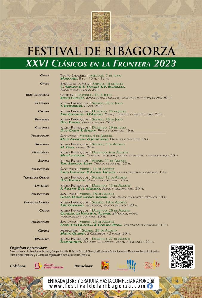 Imagen Festival de Ribagorza. XXVI Clásicos en la Frontera 2023