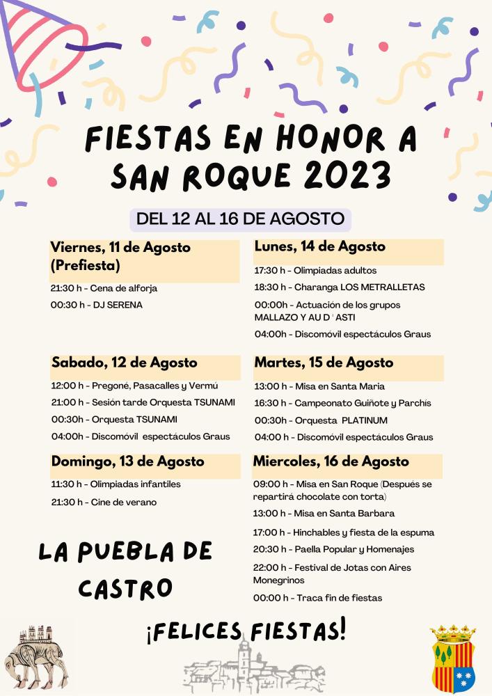 Imagen Fiestas en honor a San Roque
