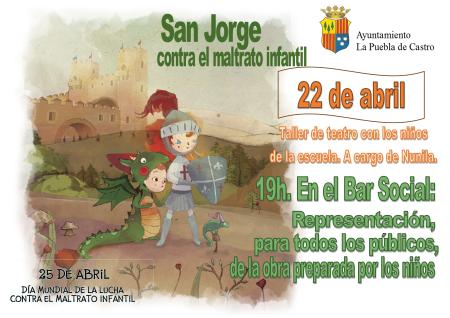 Imagen 22 de abril San Jorge contra el maltrato infantil