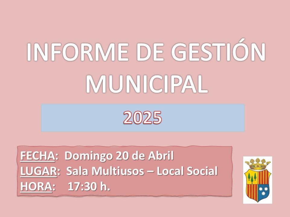 Imagen Informe de Gestión Municipal 2025