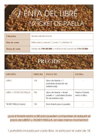 Imagen Venta libré de fiestas San Roque 2025