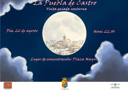 Imagen Visita guiada nocturna a La Puebla de Castro el viernes 22 de agosto a...