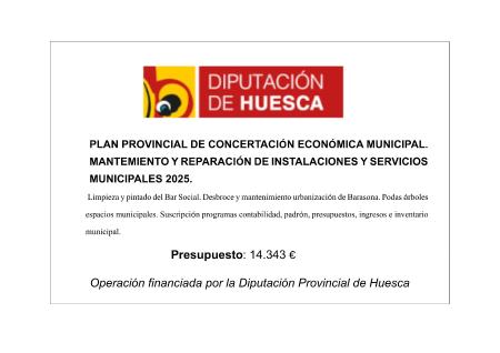 Imagen PLAN PROVINCIAL DE CONCERTACIÓN ECONÓMICA MUNICIPAL. MANTEMIENTO Y...
