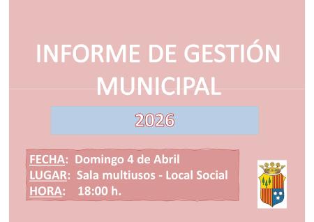Imagen Informe de Gestión Municipal 2026