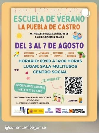 Imagen ESCUELA DE VERANO DEL 3 AL 7 DE AGOSTO.