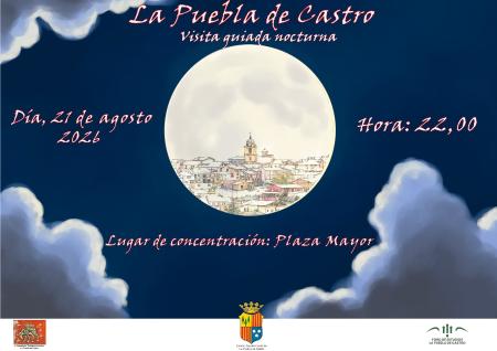 Imagen Esta noche visita nocturna a La Puebla de Castro. Comienzo a las 22h. en...