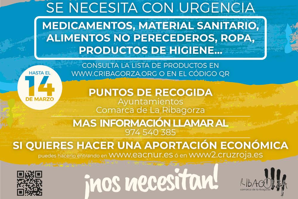 Imagen Recogida material humanitario para Ucrania